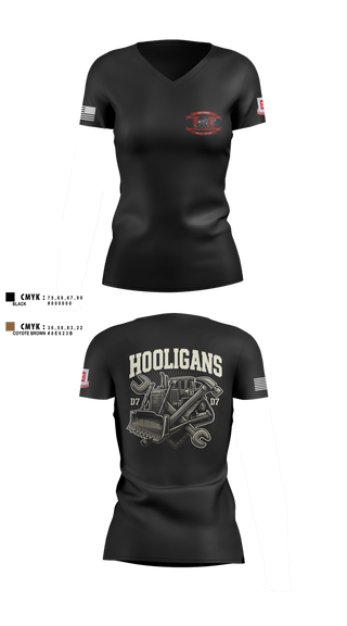 Womens Short Sleeve Vneck Shirt, 74th MRBC, , Teamtime, Team time, sublimation, custom sports apparel, team uniforms, spirit wear, spiritwear, sports uniforms, custom shirts, team store, custom team store, fundraiser sports, apparel fundraiser