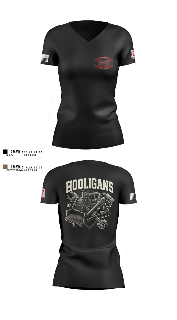 Womens Short Sleeve Vneck Shirt, 74th MRBC, , Teamtime, Team time, sublimation, custom sports apparel, team uniforms, spirit wear, spiritwear, sports uniforms, custom shirts, team store, custom team store, fundraiser sports, apparel fundraiser