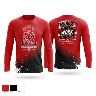 Long Sleeve Performance Shirt, King & Iron, , Teamtime, Team time, sublimation, custom sports apparel, team uniforms, spirit wear, spiritwear, sports uniforms, custom shirts, team store, custom team store, fundraiser sports, apparel fundraiser