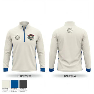 Quarter Zip Jacket, Diamond Bar Dodgers, Baseball, Teamtime, Team time, sublimation, custom sports apparel, team uniforms, spirit wear, spiritwear, sports uniforms, custom shirts, team store, custom team store, fundraiser sports, apparel fundraiser