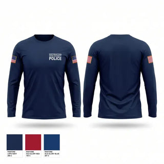 Long Sleeve Performance Shirt, Northeastern State University Police, Police, Teamtime, Team time, sublimation, custom sports apparel, team uniforms, spirit wear, spiritwear, sports uniforms, custom shirts, team store, custom team store, fundraiser sports, apparel fundraiser