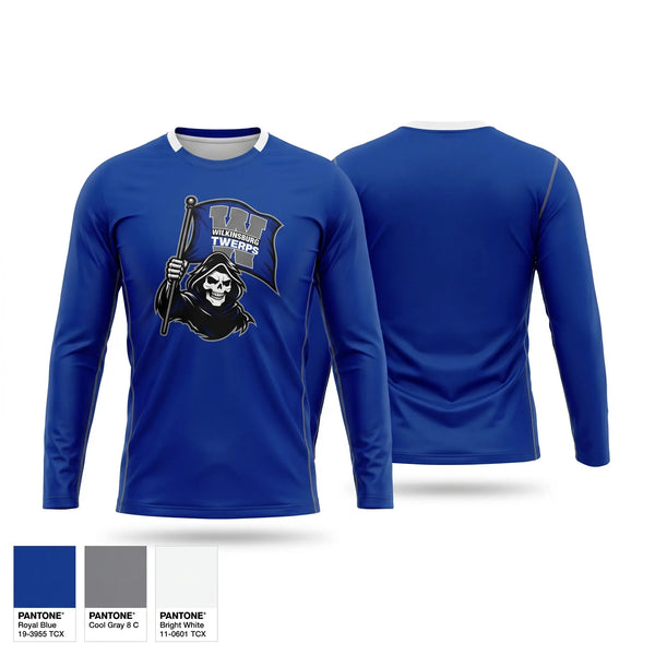 Long Sleeve Performance Shirt, Wilkinsburg Twerps, , Teamtime, Team time, sublimation, custom sports apparel, team uniforms, spirit wear, spiritwear, sports uniforms, custom shirts, team store, custom team store, fundraiser sports, apparel fundraiser