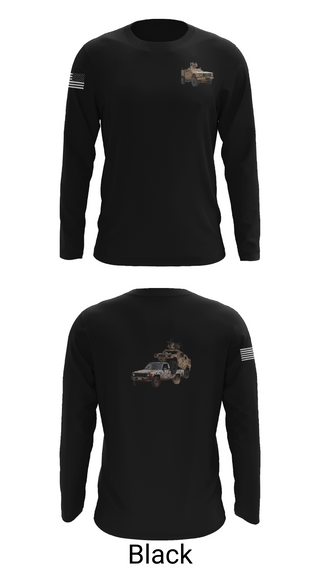 Long Sleeve Performance Shirt, 2-124th Infantry Regiment, Army, Teamtime, Team time, sublimation, custom sports apparel, team uniforms, spirit wear, spiritwear, sports uniforms, custom shirts, team store, custom team store, fundraiser sports, apparel fundraiser
