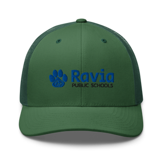 Ravia Middle School Basketball Retro Trucker Hat | Yupoong 6606