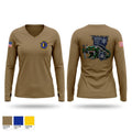 H Flight Hodags Women's Long Sleeve V-neck Shirt - 1