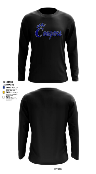 Long Sleeve Performance Shirt, Campbellsport Cougars, Women's Basketball, Teamtime, Team time, sublimation, custom sports apparel, team uniforms, spirit wear, spiritwear, sports uniforms, custom shirts, team store, custom team store, fundraiser sports, apparel fundraiser
