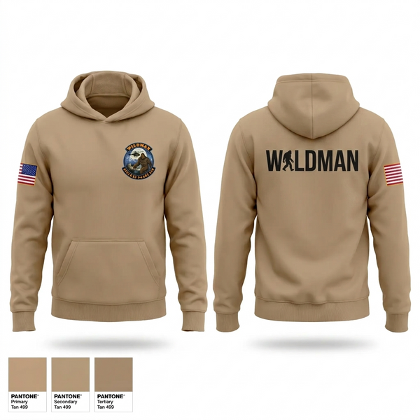 Hoodie, Wildman, National Guard, Teamtime, Team time, sublimation, custom sports apparel, team uniforms, spirit wear, spiritwear, sports uniforms, custom shirts, team store, custom team store, fundraiser sports, apparel fundraiser