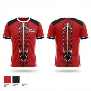 Short Sleeve Performance Shirt, Portage Indians, Men's Basketball, Teamtime, Team time, sublimation, custom sports apparel, team uniforms, spirit wear, spiritwear, sports uniforms, custom shirts, team store, custom team store, fundraiser sports, apparel fundraiser