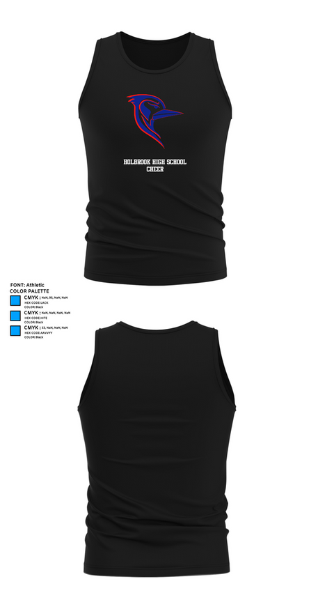 Tank Top, Holbrook High School Cheer, Cheer, Teamtime, Team time, sublimation, custom sports apparel, team uniforms, spirit wear, spiritwear, sports uniforms, custom shirts, team store, custom team store, fundraiser sports, apparel fundraiser