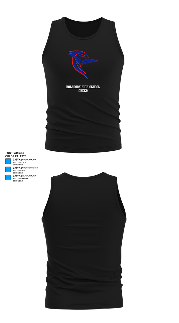 Tank Top, Holbrook High School Cheer, Cheer, Teamtime, Team time, sublimation, custom sports apparel, team uniforms, spirit wear, spiritwear, sports uniforms, custom shirts, team store, custom team store, fundraiser sports, apparel fundraiser