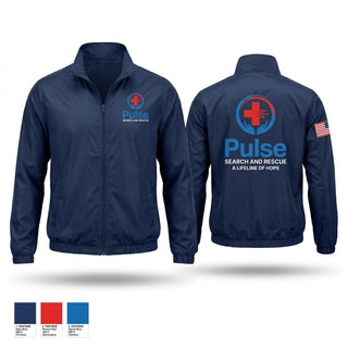 Windbreaker, Pulse Search and Rescue, EMS/EMT, Teamtime, Team time, sublimation, custom sports apparel, team uniforms, spirit wear, spiritwear, sports uniforms, custom shirts, team store, custom team store, fundraiser sports, apparel fundraiser
