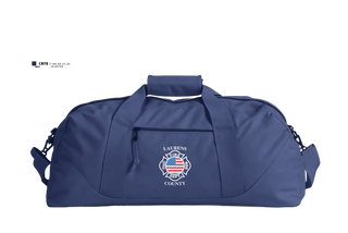 Duffle Bag, Laurens County Fire Department, Fire Department, Teamtime, Team time, sublimation, custom sports apparel, team uniforms, spirit wear, spiritwear, sports uniforms, custom shirts, team store, custom team store, fundraiser sports, apparel fundraiser