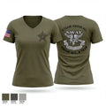 Bedford County Sheriff SWAT 54798804 Women's Short Sleeve V-neck Shirt - 1