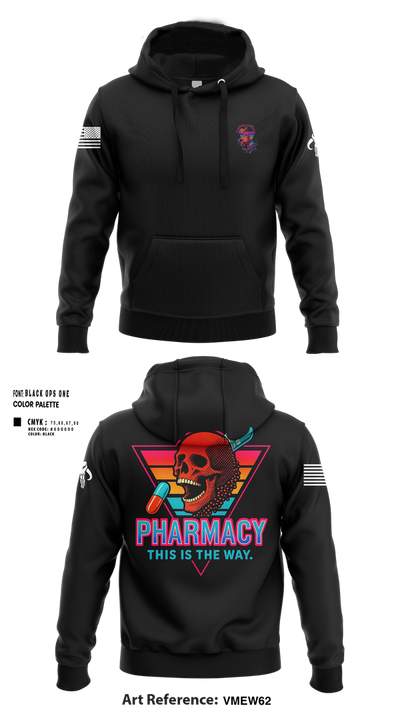 Madigan Pharmacy 51616730 Hoodie - 101