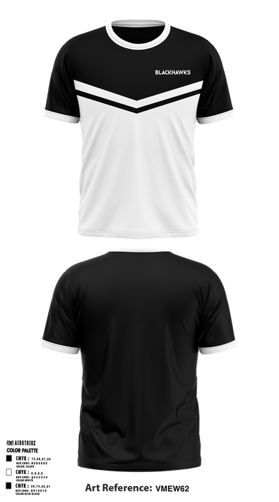 Blackhawks 62015928 Short Sleeve Performance Shirt - 1