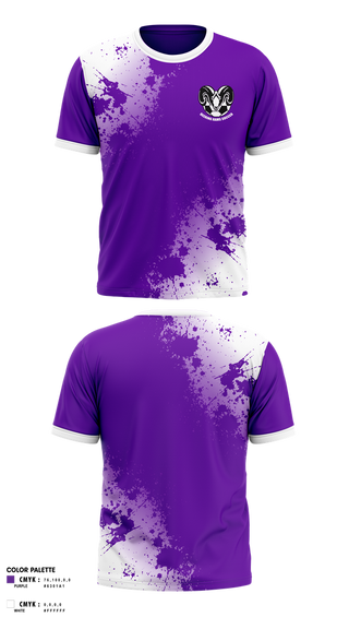 Short Sleeve Performance Shirt, Deering Rams Soccer, Men's Soccer, Teamtime, Team time, sublimation, custom sports apparel, team uniforms, spirit wear, spiritwear, sports uniforms, custom shirts, team store, custom team store, fundraiser sports, apparel fundraiser