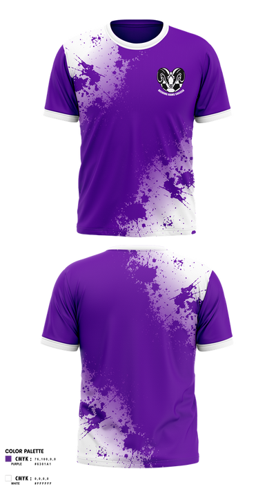 Deering Rams Soccer 79639687 Short Sleeve Performance Shirt - 1
