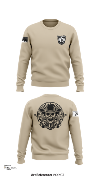 Crew Neck Sweatshirt, Desperados, , Teamtime, Team time, sublimation, custom sports apparel, team uniforms, spirit wear, spiritwear, sports uniforms, custom shirts, team store, custom team store, fundraiser sports, apparel fundraiser