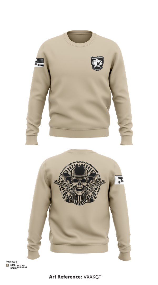 Crew Neck Sweatshirt, Desperados, , Teamtime, Team time, sublimation, custom sports apparel, team uniforms, spirit wear, spiritwear, sports uniforms, custom shirts, team store, custom team store, fundraiser sports, apparel fundraiser