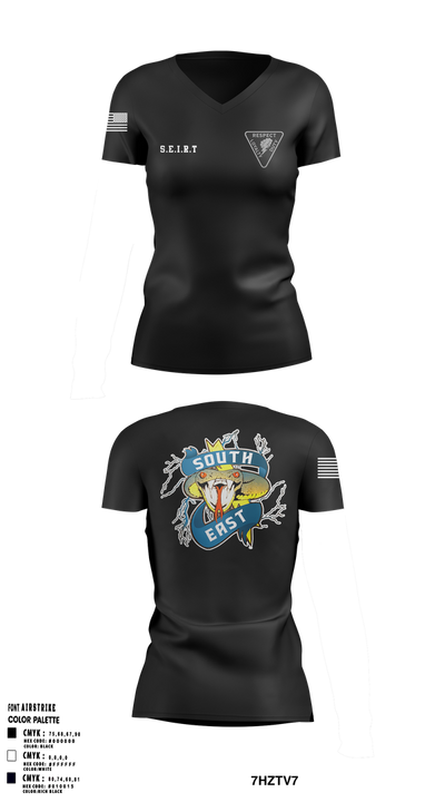 SEIRT 47674293 Women's Short Sleeve V-neck Shirt - 3