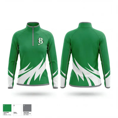 Brick Township Dragons 17984265 Quarter Zip Jacket - 1