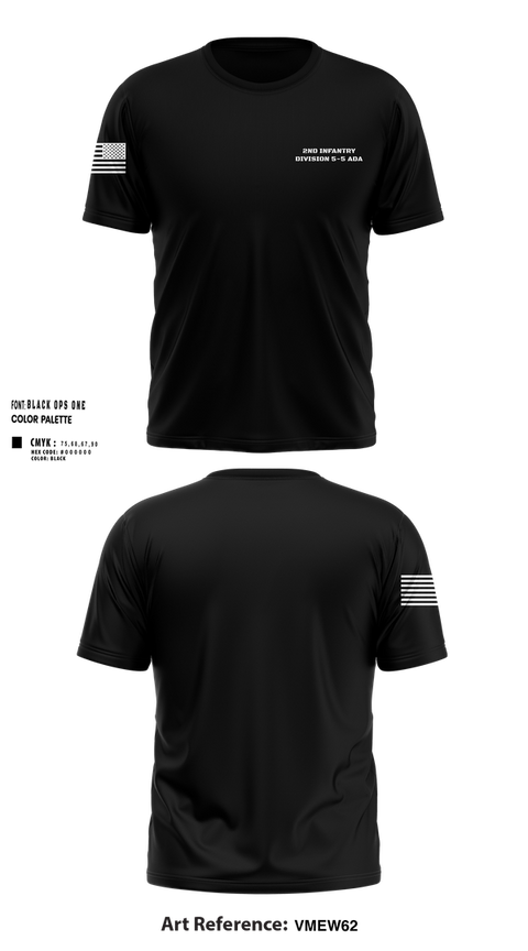 Short Sleeve Performance Shirt, 2nd Infantry Division 5-5 ADA, , Teamtime, Team time, sublimation, custom sports apparel, team uniforms, spirit wear, spiritwear, sports uniforms, custom shirts, team store, custom team store, fundraiser sports, apparel fundraiser