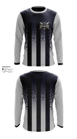 Long Sleeve Performance Shirt, STINGERZ, Baseball, Teamtime, Team time, sublimation, custom sports apparel, team uniforms, spirit wear, spiritwear, sports uniforms, custom shirts, team store, custom team store, fundraiser sports, apparel fundraiser