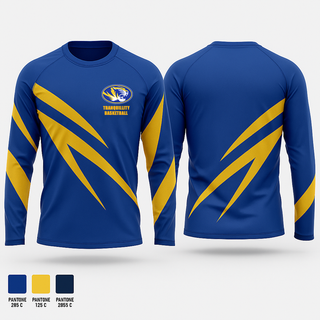 Long Sleeve Performance Shirt, Tranquillity High School Basketball, Women's Basketball, Teamtime, Team time, sublimation, custom sports apparel, team uniforms, spirit wear, spiritwear, sports uniforms, custom shirts, team store, custom team store, fundraiser sports, apparel fundraiser