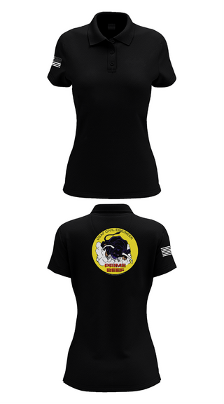 Womens Short Sleeve Performance Polo, 185th CES, Navy, Teamtime, Team time, sublimation, custom sports apparel, team uniforms, spirit wear, spiritwear, sports uniforms, custom shirts, team store, custom team store, fundraiser sports, apparel fundraiser