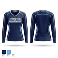 Jordan-Elbridge varsity 37676018 Women's Long Sleeve V-neck Shirt - 1