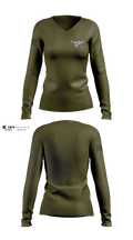 CERT Women's Long Sleeve V-neck Shirt - 3