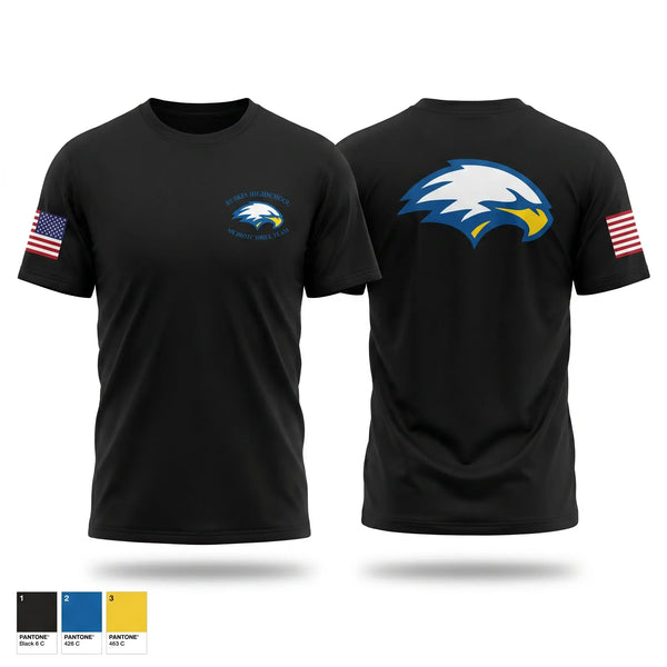 Old School Cotton Feel Shirt, RUSKIN HIGHSCHOOL MCJROTC, Marines, Teamtime, Team time, sublimation, custom sports apparel, team uniforms, spirit wear, spiritwear, sports uniforms, custom shirts, team store, custom team store, fundraiser sports, apparel fundraiser