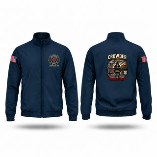 Windbreaker, Crowder Fire Department, Fire Department, Teamtime, Team time, sublimation, custom sports apparel, team uniforms, spirit wear, spiritwear, sports uniforms, custom shirts, team store, custom team store, fundraiser sports, apparel fundraiser