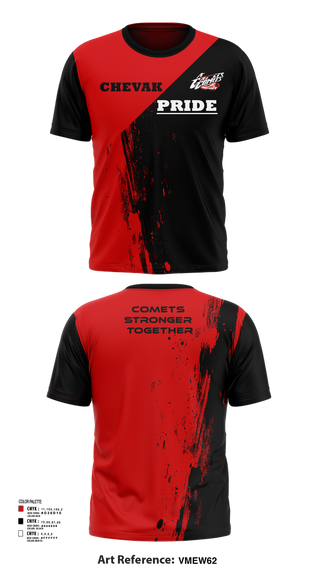 Short Sleeve Performance Shirt, Chevak Comets, Wrestling, Teamtime, Team time, sublimation, custom sports apparel, team uniforms, spirit wear, spiritwear, sports uniforms, custom shirts, team store, custom team store, fundraiser sports, apparel fundraiser