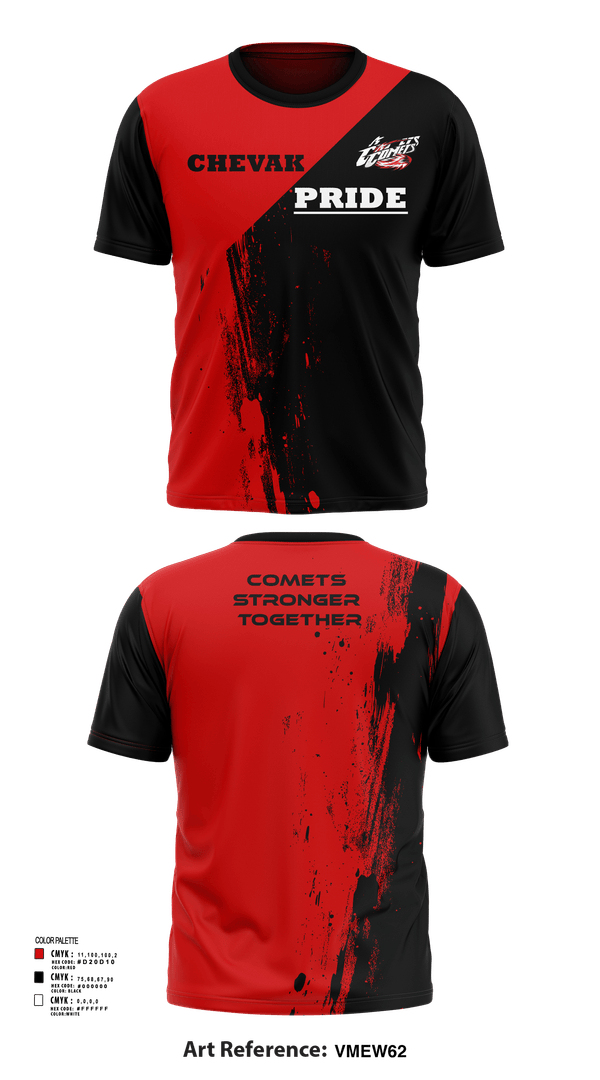 Short Sleeve Performance Shirt, Chevak Comets, Wrestling, Teamtime, Team time, sublimation, custom sports apparel, team uniforms, spirit wear, spiritwear, sports uniforms, custom shirts, team store, custom team store, fundraiser sports, apparel fundraiser
