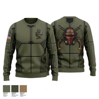 Crew Neck Sweatshirt, 715th MP CO DET, Army, Teamtime, Team time, sublimation, custom sports apparel, team uniforms, spirit wear, spiritwear, sports uniforms, custom shirts, team store, custom team store, fundraiser sports, apparel fundraiser