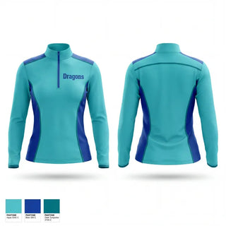Quarter Zip Jacket, Dragons, Men's Lacrosse, Teamtime, Team time, sublimation, custom sports apparel, team uniforms, spirit wear, spiritwear, sports uniforms, custom shirts, team store, custom team store, fundraiser sports, apparel fundraiser