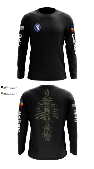 Long Sleeve Performance Shirt, 1st BN 515th RTI, Army, Teamtime, Team time, sublimation, custom sports apparel, team uniforms, spirit wear, spiritwear, sports uniforms, custom shirts, team store, custom team store, fundraiser sports, apparel fundraiser