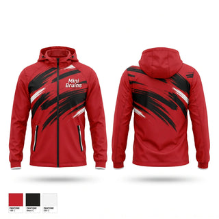 Windbreaker, Mini Bruins, Cheer, Teamtime, Team time, sublimation, custom sports apparel, team uniforms, spirit wear, spiritwear, sports uniforms, custom shirts, team store, custom team store, fundraiser sports, apparel fundraiser