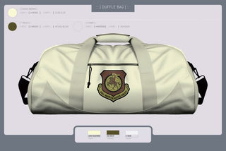 Duffle Bag, 452nd MXG, Air Force, Teamtime, Team time, sublimation, custom sports apparel, team uniforms, spirit wear, spiritwear, sports uniforms, custom shirts, team store, custom team store, fundraiser sports, apparel fundraiser