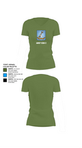 AMSP Sem 2 60045387 Women's Short Sleeve V-neck Shirt - 44