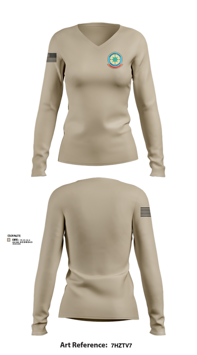 Snohomish County Search & Rescue 69404988 Women's Long Sleeve V-neck Shirt - 102