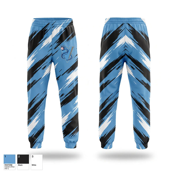 Sweatpants, Vipers, Baseball, Teamtime, Team time, sublimation, custom sports apparel, team uniforms, spirit wear, spiritwear, sports uniforms, custom shirts, team store, custom team store, fundraiser sports, apparel fundraiser