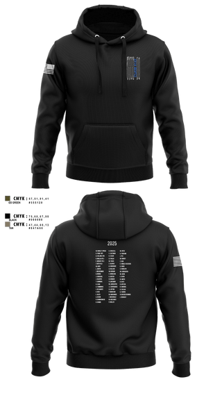 Hoodie, ECC Law Enforcement Training Academy, Police, Teamtime, Team time, sublimation, custom sports apparel, team uniforms, spirit wear, spiritwear, sports uniforms, custom shirts, team store, custom team store, fundraiser sports, apparel fundraiser