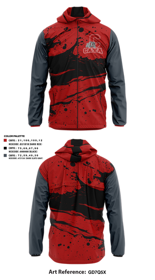 Windbreaker, CAYA, , Teamtime, Team time, sublimation, custom sports apparel, team uniforms, spirit wear, spiritwear, sports uniforms, custom shirts, team store, custom team store, fundraiser sports, apparel fundraiser