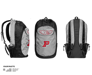 Gear Bag, Pembroke Titans Football And Cheer, , Teamtime, Team time, sublimation, custom sports apparel, team uniforms, spirit wear, spiritwear, sports uniforms, custom shirts, team store, custom team store, fundraiser sports, apparel fundraiser