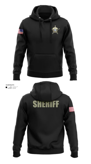 Hoodie, Bedford County Sheriff Office, Police, Teamtime, Team time, sublimation, custom sports apparel, team uniforms, spirit wear, spiritwear, sports uniforms, custom shirts, team store, custom team store, fundraiser sports, apparel fundraiser