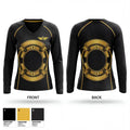 Dennehotso Battle Hawks 68281661 Women's Long Sleeve V-neck Shirt - 1