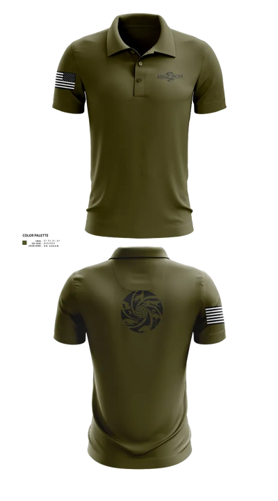 Zoo City 7733760 Short Sleeve Performance Polo - 41