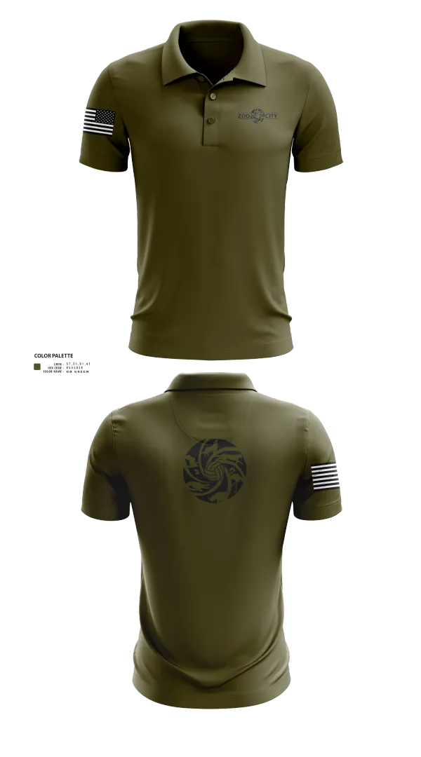Short Sleeve Performance Polo, Zoo City, Women's Volleyball, Teamtime, Team time, sublimation, custom sports apparel, team uniforms, spirit wear, spiritwear, sports uniforms, custom shirts, team store, custom team store, fundraiser sports, apparel fundraiser